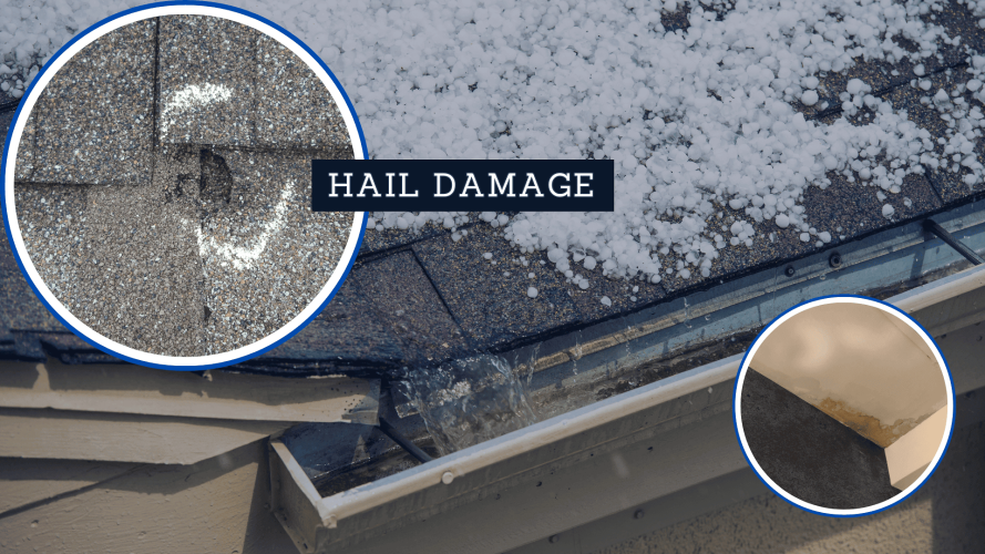 Denver hail damage roofing